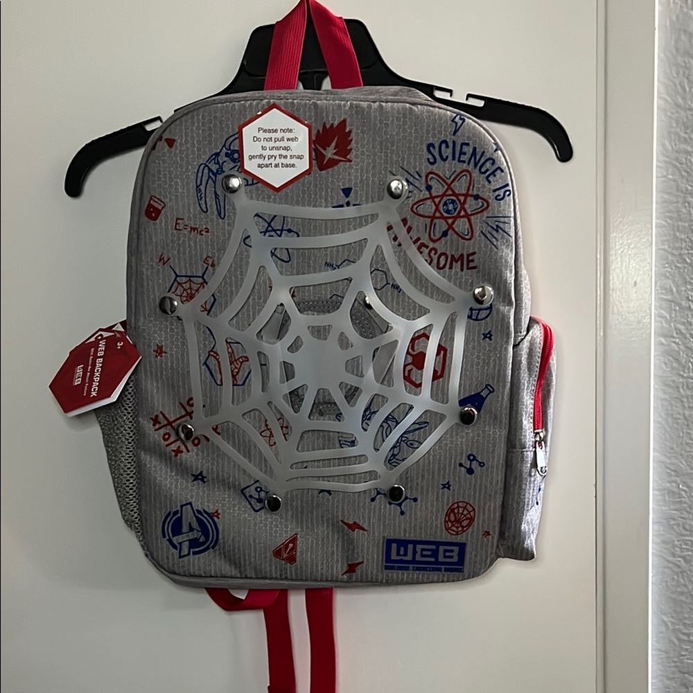 Spider Man Web Backpack NWT